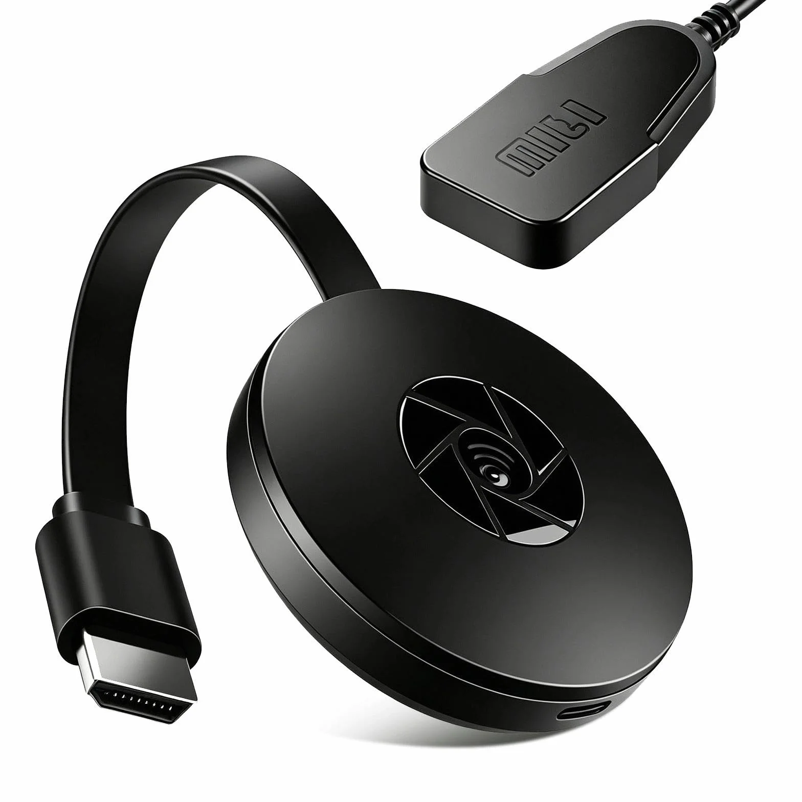 Adaptador De Pantalla Inalámbrico, 1080P para TV Proyector Monitor Receptor Duplicacion Pantalla Miracast Airplay Dlna Streaming iPhone Android PC No Google/Netflix (Menu En Español)