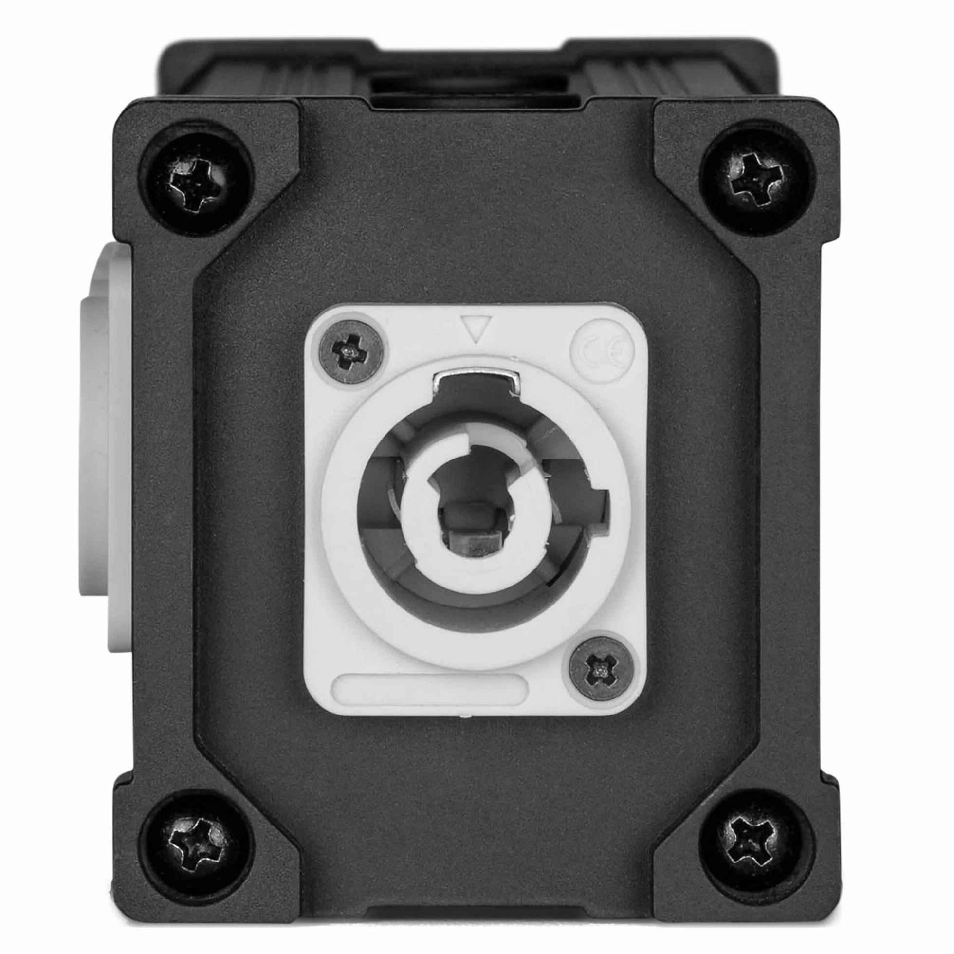 Power Dynamics Connex PSB27 Divisor PowerCon de 7 vías, solución de distribución de energía, Carcasa de Aluminio Duradera, Sistema Twist-Lock y Montaje en Truss M10, Sistemas de iluminación y Sonido