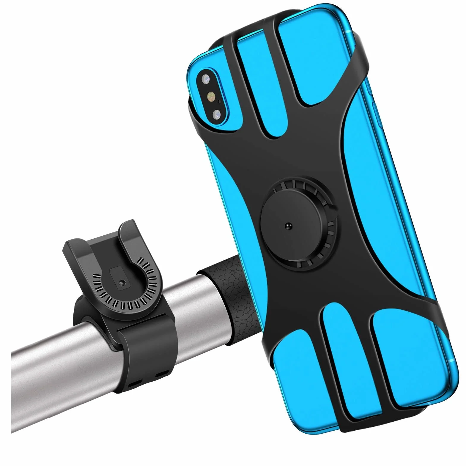 MOSUO Soporte Móvil Bicicleta Universal 360° Rotación para iPhone Smartphones 4.5-7.0 Pulgadas