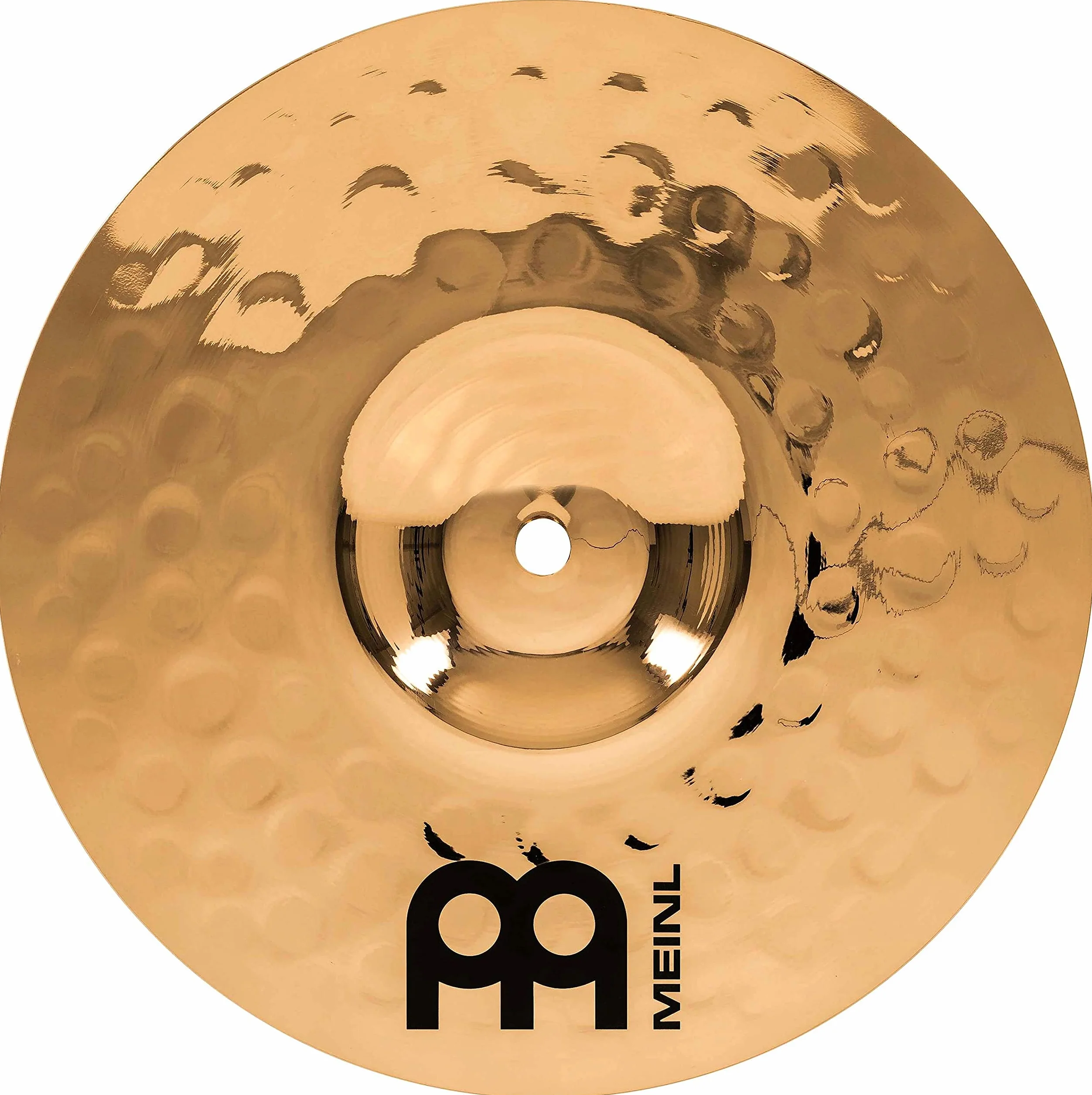 Meinl Cymbals Classics Custom Brilliant Plato Splash de 10 pulgadas (25,40cm) Platillos de Batería - Bronce B12, Acabado Brillante (CC10S-B)