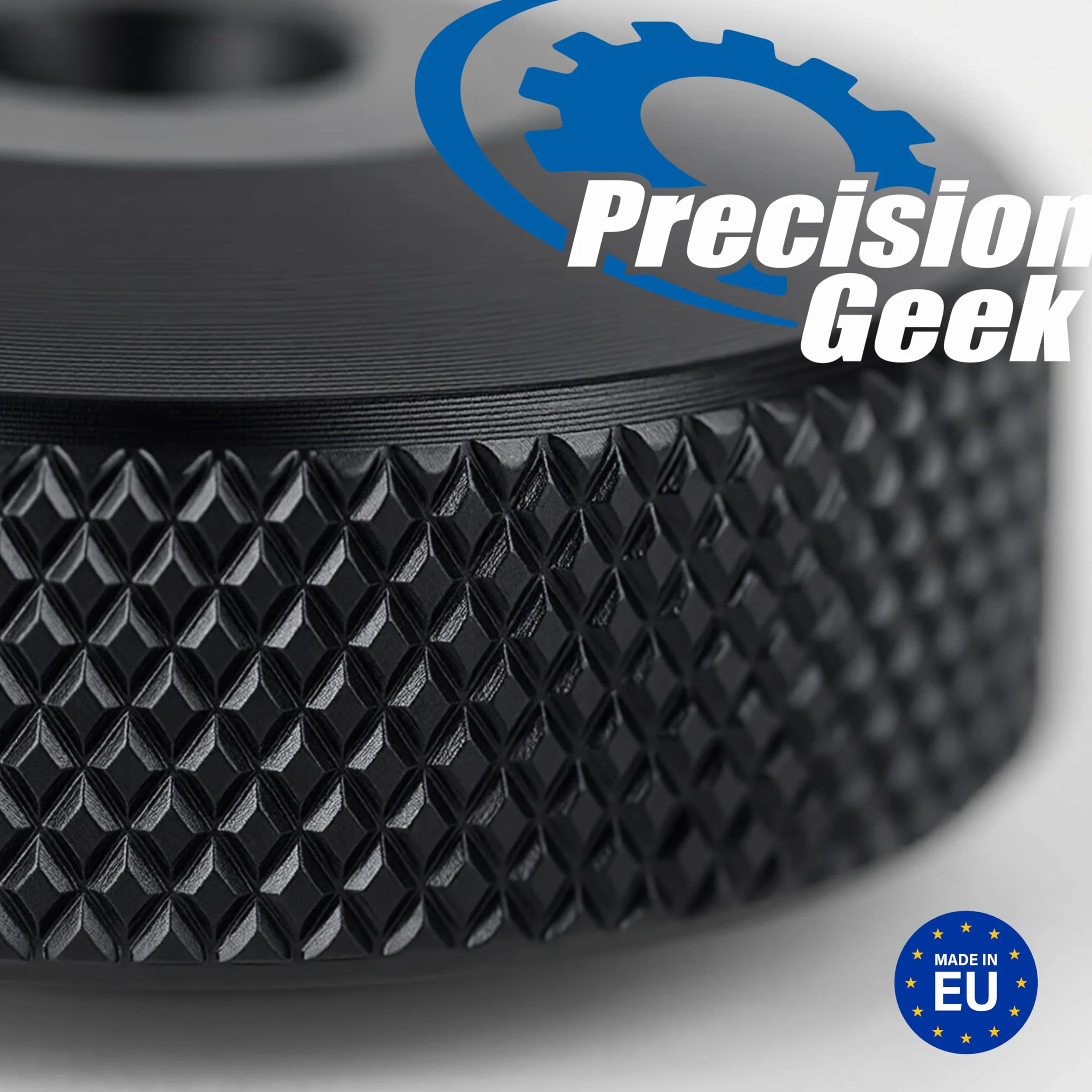 PrecisionGeek Aluminio Anodizado Negro Puntas de Desacople para Altavoces Conjunto de Cuatro