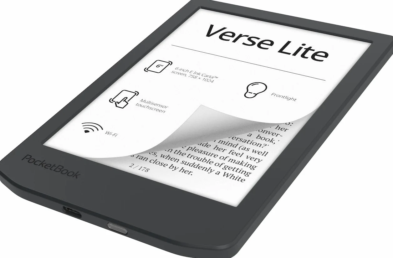 PocketBook Verse Lite 6" E Ink Carta 8GB Gris Czytnik Ebook