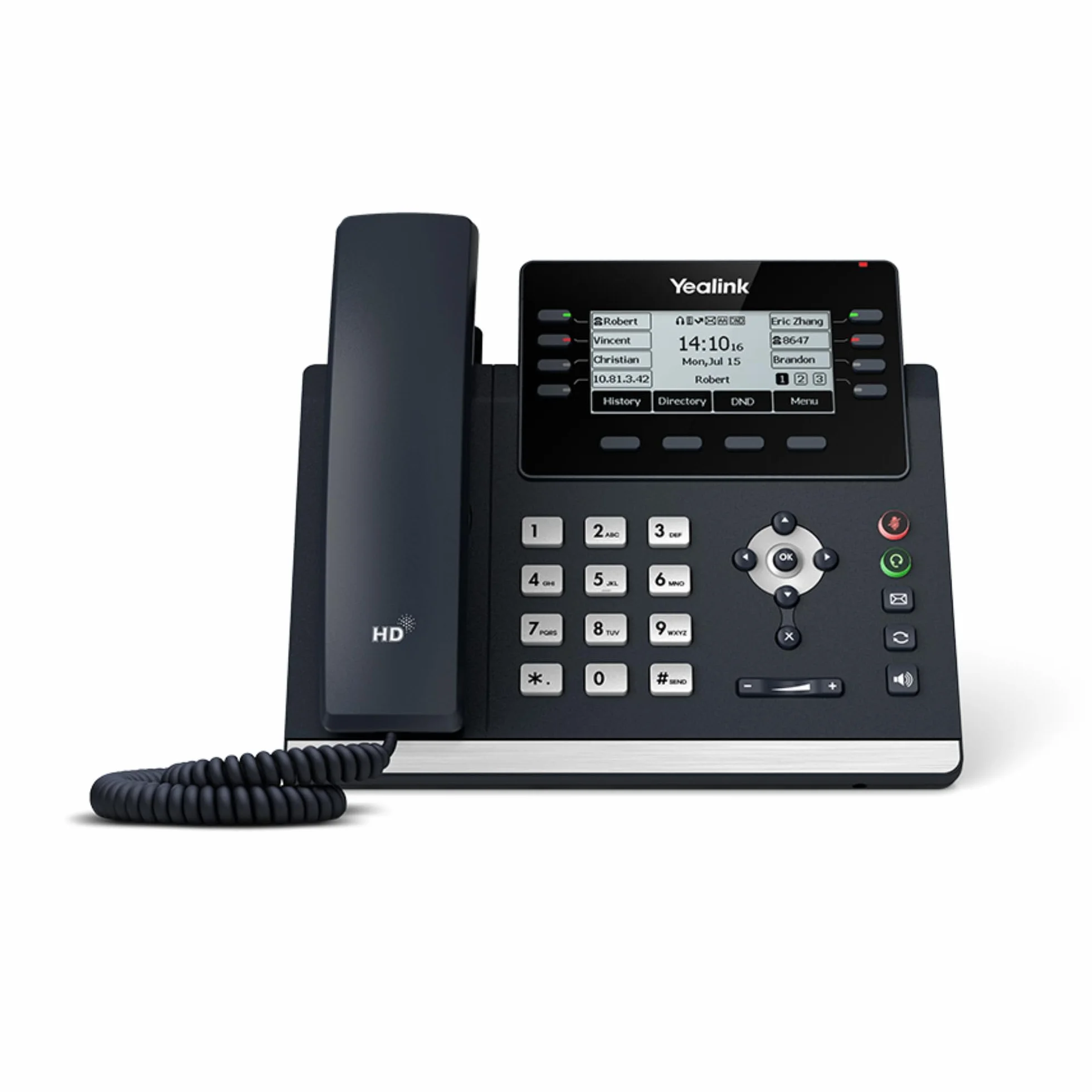 Yealink T43U Telefono SIP PoE 12 Cuentas