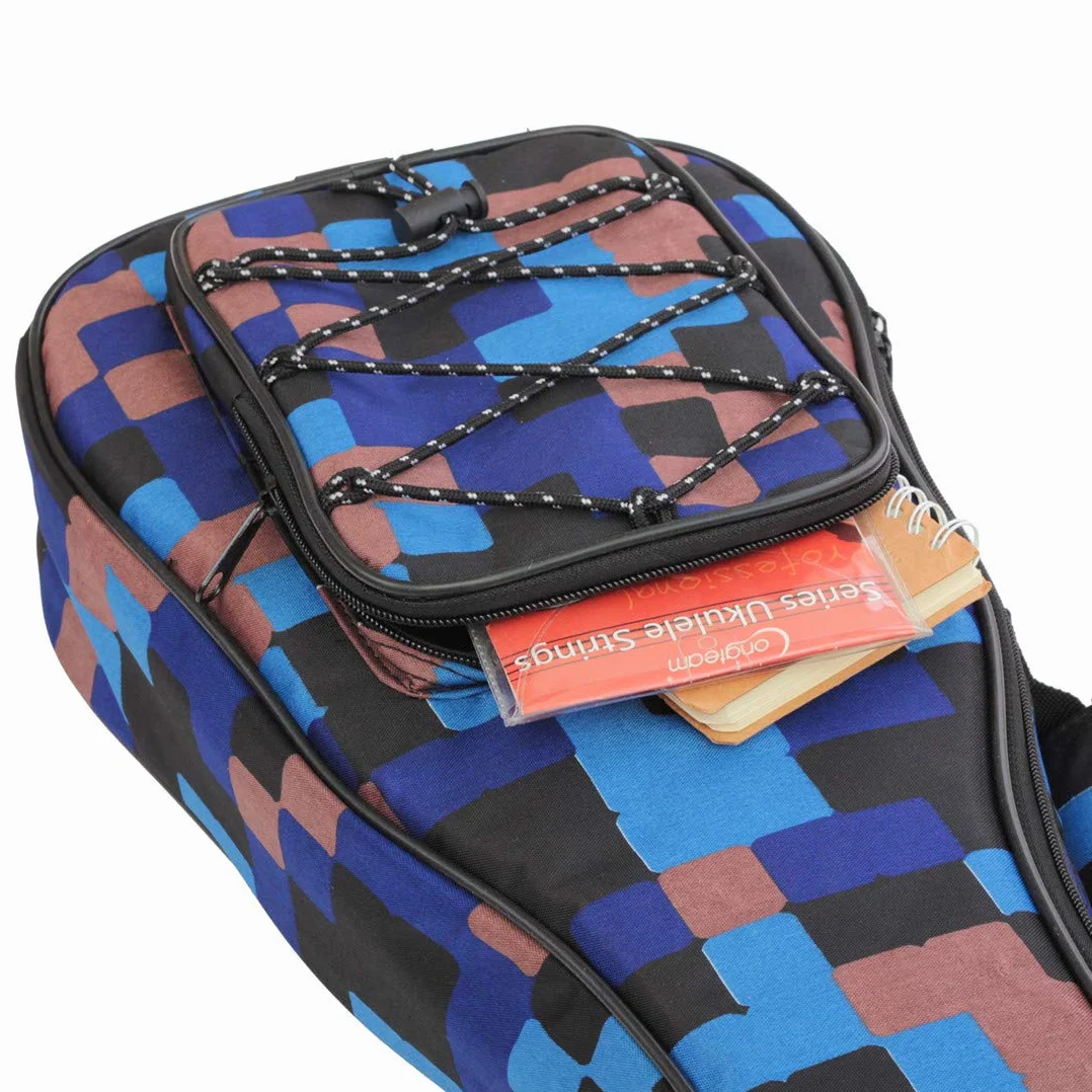 Funda para Ukelele de 10 mm, portátil, Impermeable, con Bolsa de Almacenamiento para Accesorios