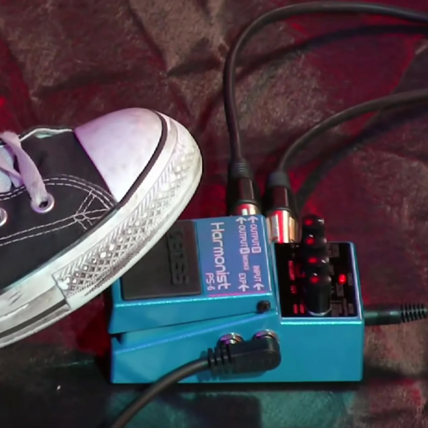 Boss PS-6 Harmonist Pitch-Shifter - Dispositivo de efectos de pedal y cable jack keepdrum