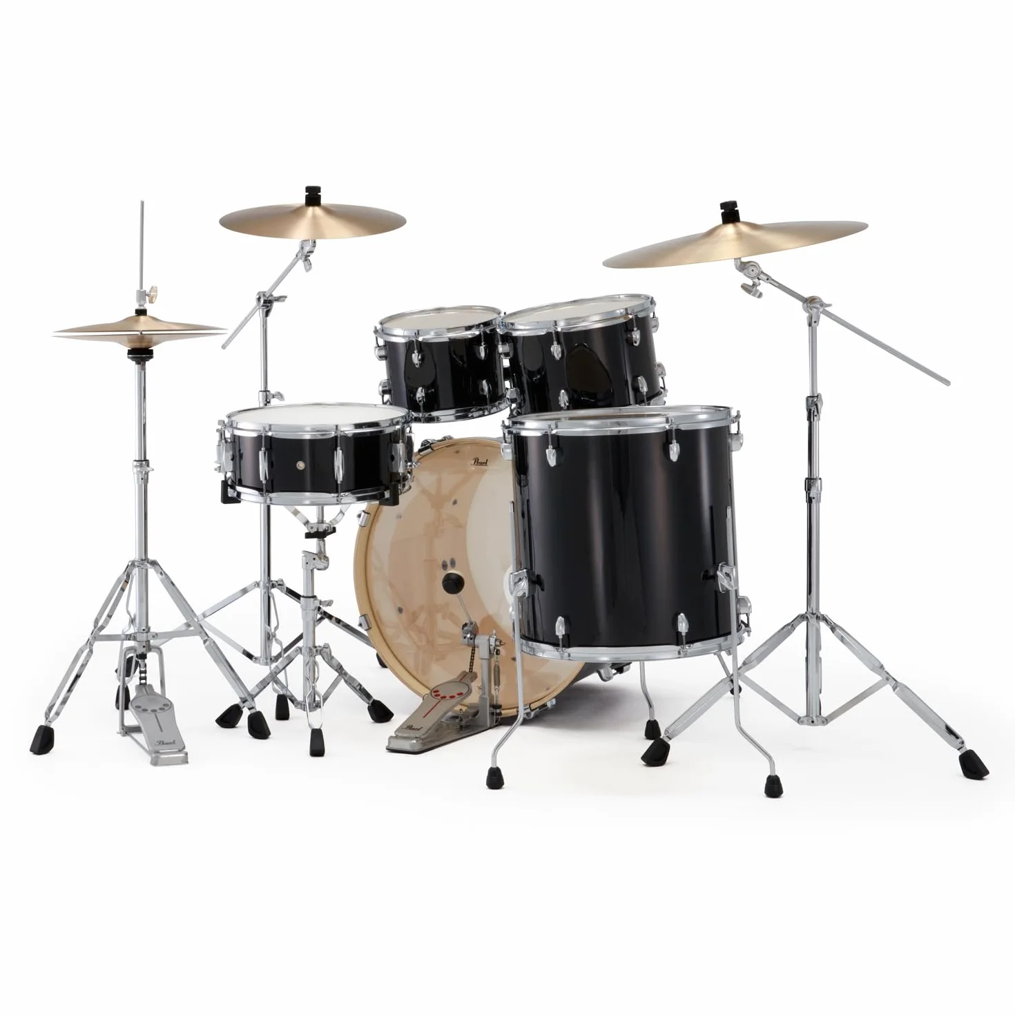 Pearl Export EXX725SZ/C31 - Juego de platillos y taburete, color negro