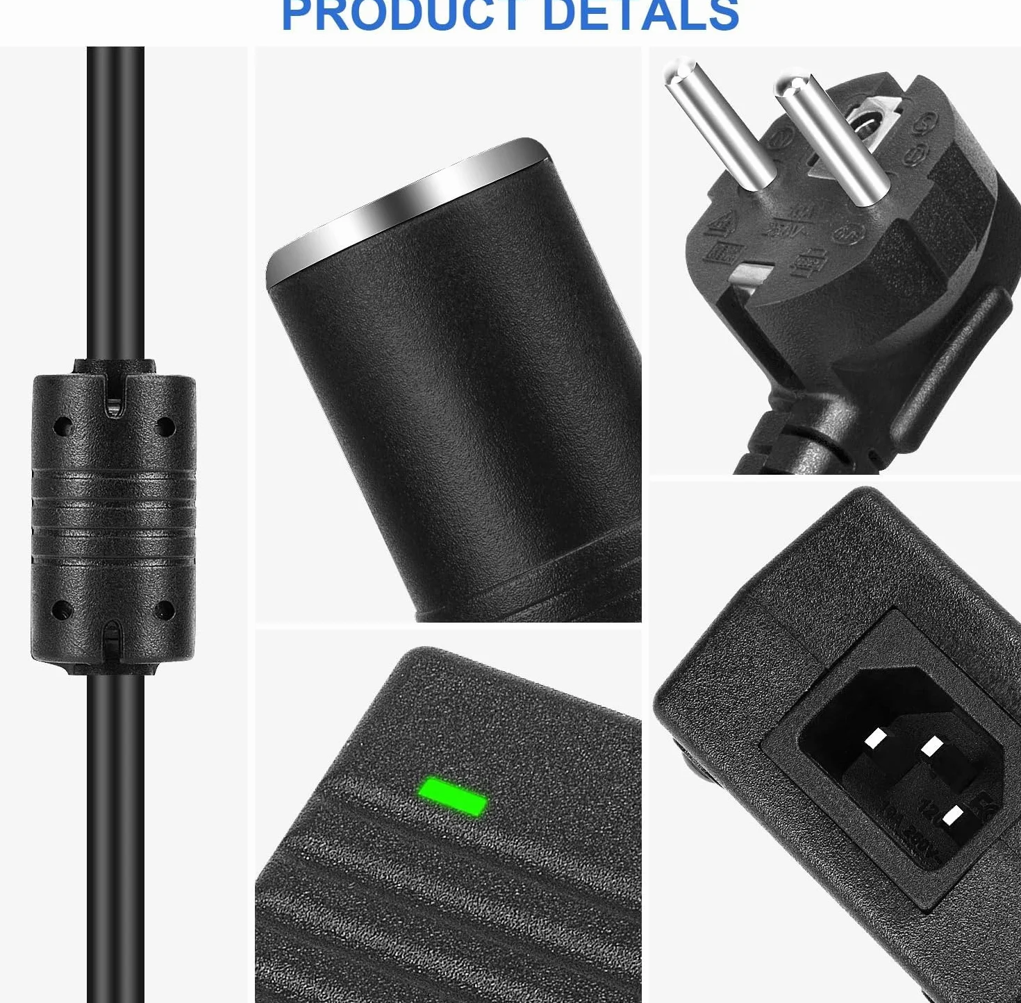 Convertidor transformador adaptador de alimentación cargador CA 220 V a DC 12 V 10 A 120 W encendedor de cigarrillos para nevera eléctrica Mini compresor de aire para aspiradora de mano Mini nevera