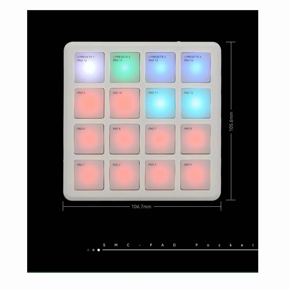 M-Vave SMC Pad Pocket - bluetooth midi-controller