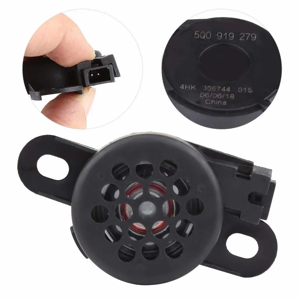 KSTE Zumbador de Advertencia de Coche PDC, 8E0919279 Altavoz de Advertencia de Aparcamiento PDC para Coche Ayuda Reversa del Radar del Estacionamiento de Skoda Asiento