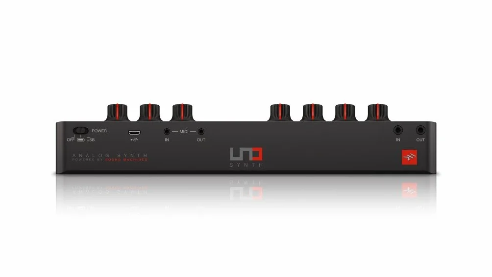 Ik Multimedia UNO Synth - Sintetizador analógico (USB, pantalla LED, VCO), color negro