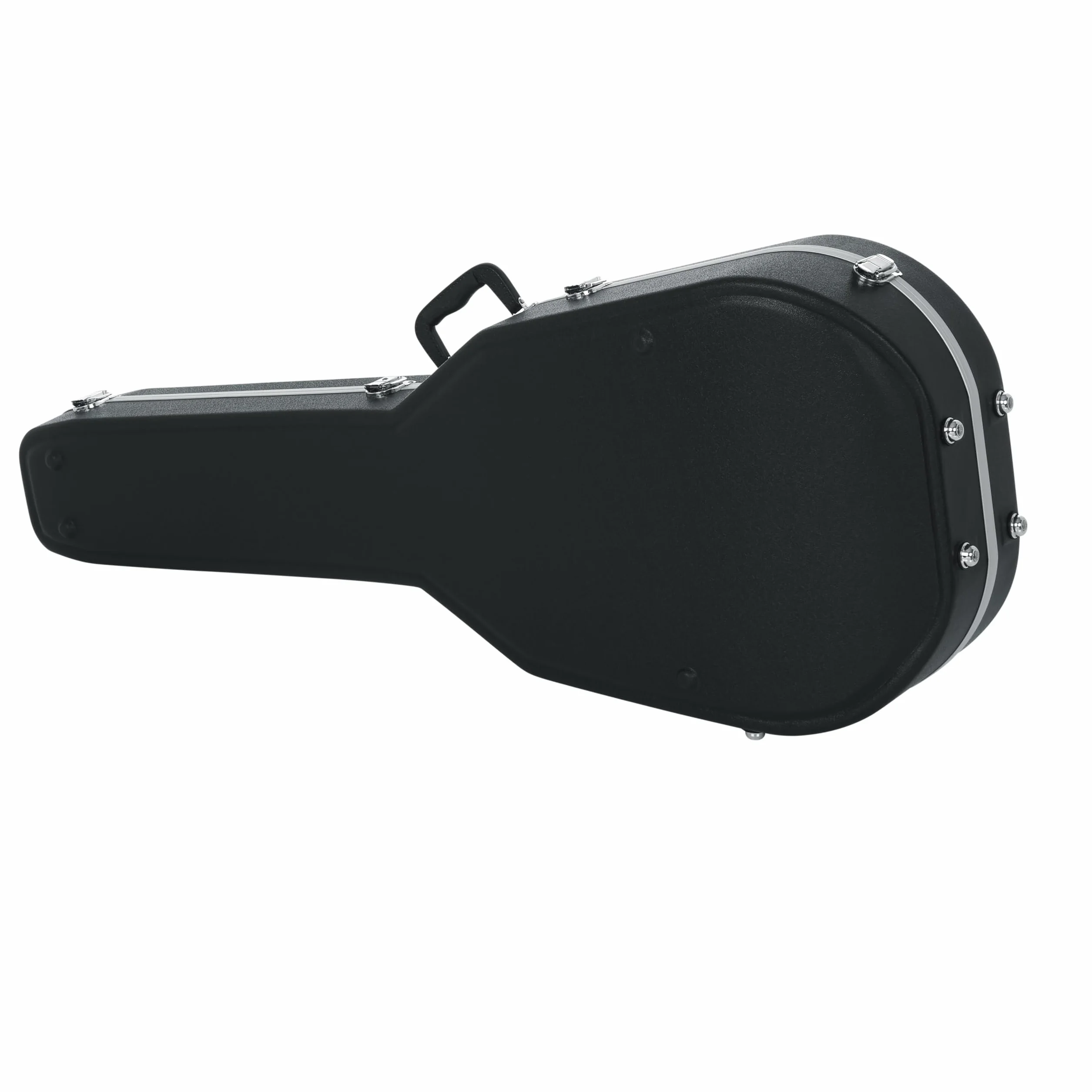 GATOR CASES Deluxe - Funda Moldeada de ABS para Guitarras acústicas; se Adapta a Guitarras acústicas de Contorno Profundo Estilo Ovation (GC-Deep Bowl)