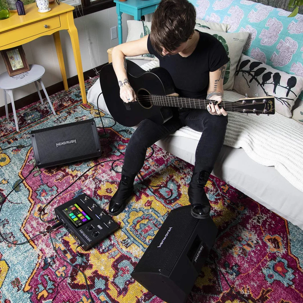 HeadRush FRFR-108 – Monitor Activo de Guitarra con Amplificador de 2000 W de Potencia, 8 Pulgadas, Rango Completo y Respuesta Plana para modelar Efectos de Guitarra y procesar amplificaciones