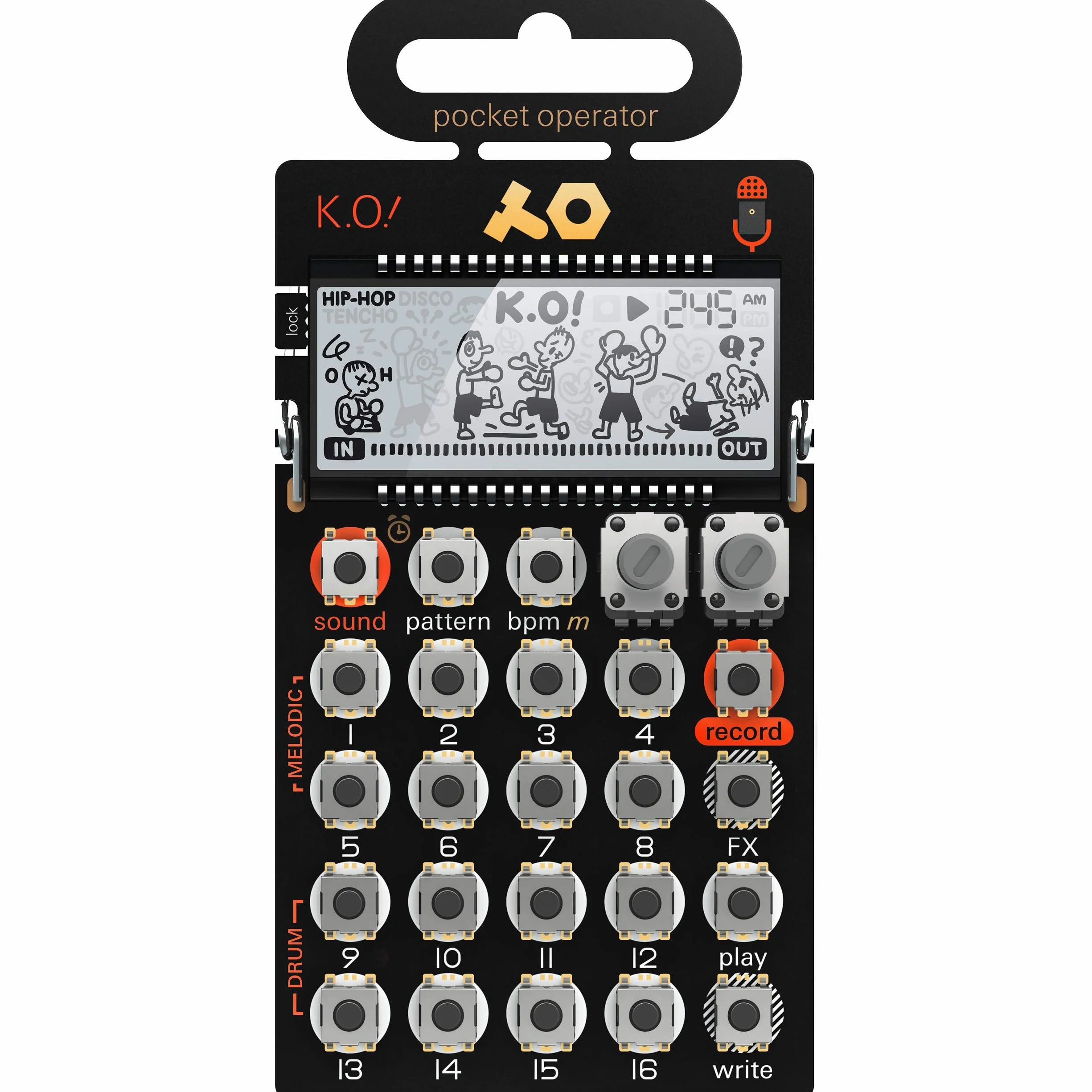 Teenage Engineering PO-33 K.O Caja de ritmos y Sampler