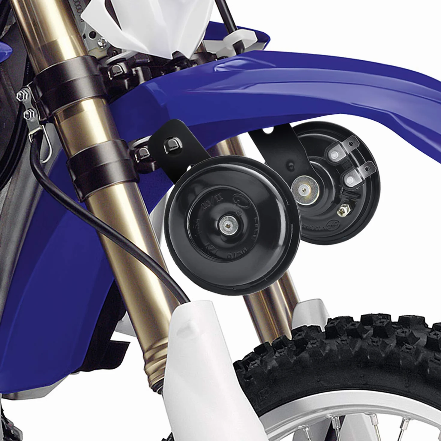 Claxon Moto Bocinas Impermeable DC 12V 1.5A 105db Universal para Scooters Motocicletas