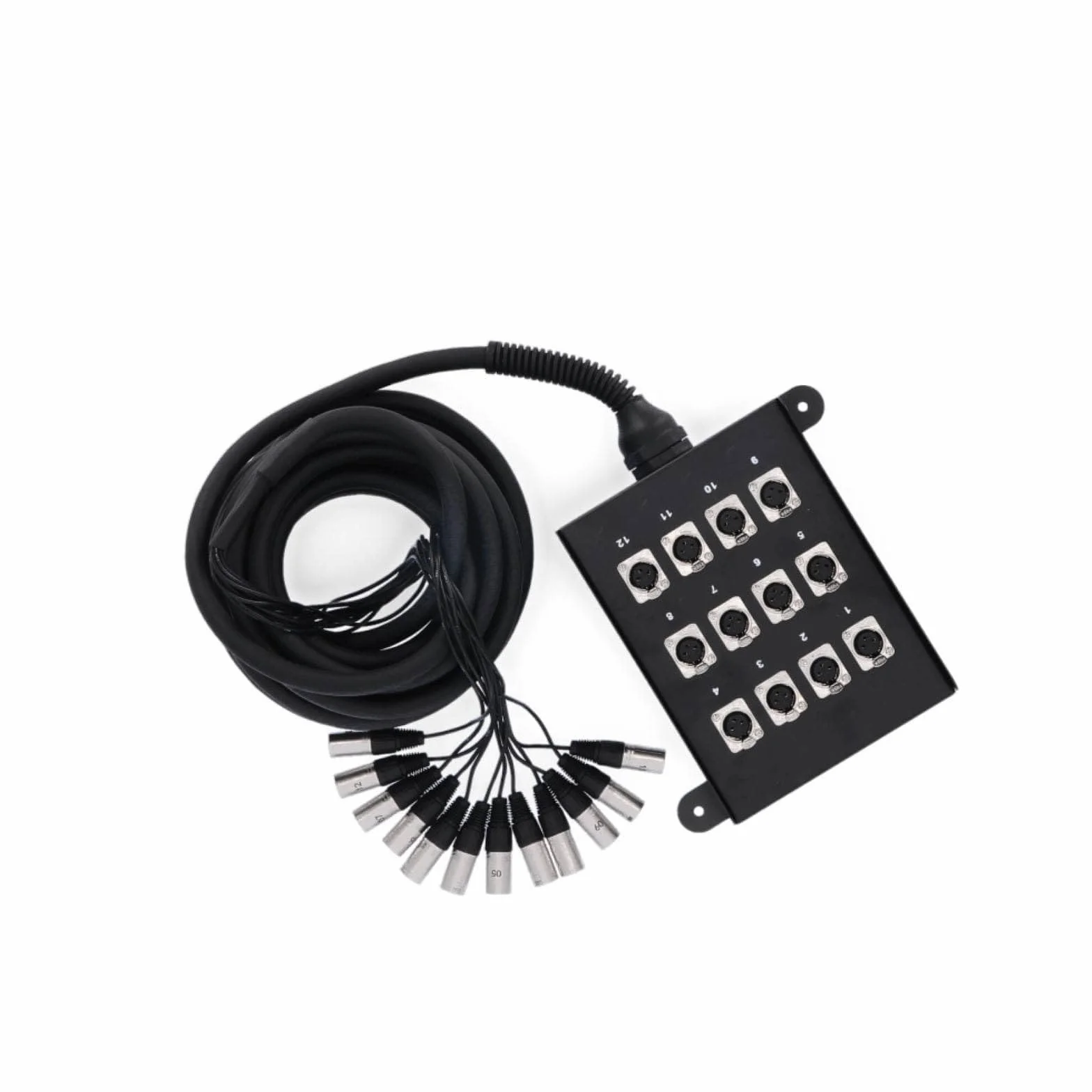 Adam Hall Cables K 12 C 10 - Manguera de Cable con Cajetín de Escenario 12/0 10 m
