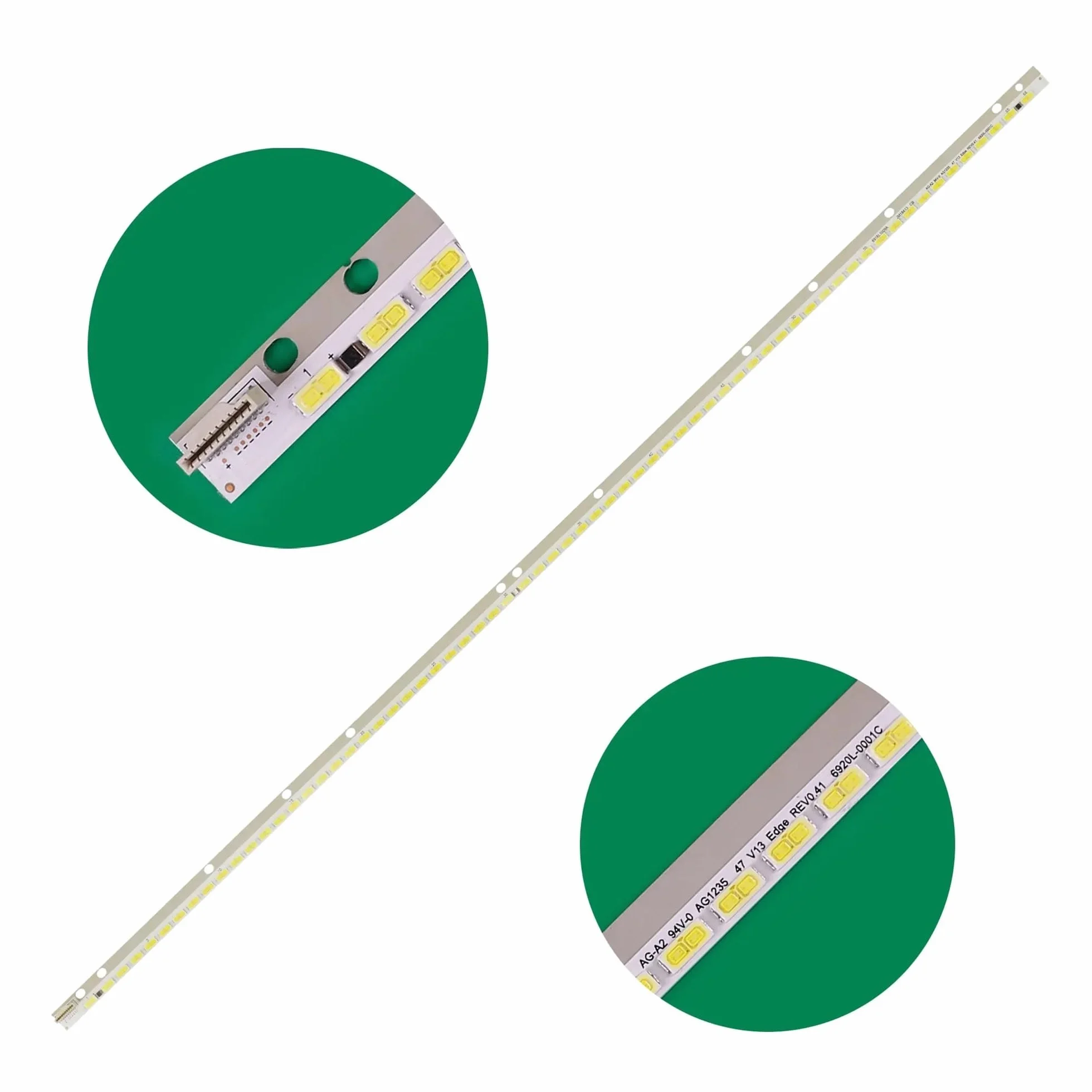 Tira de LED for iluminación trasera for 47PFL5038T/60 47PFL5028T/60 6922L-0052A 0043A 6916L1003A 6916L1009A 6916L1009B borde REV0.5 0,4