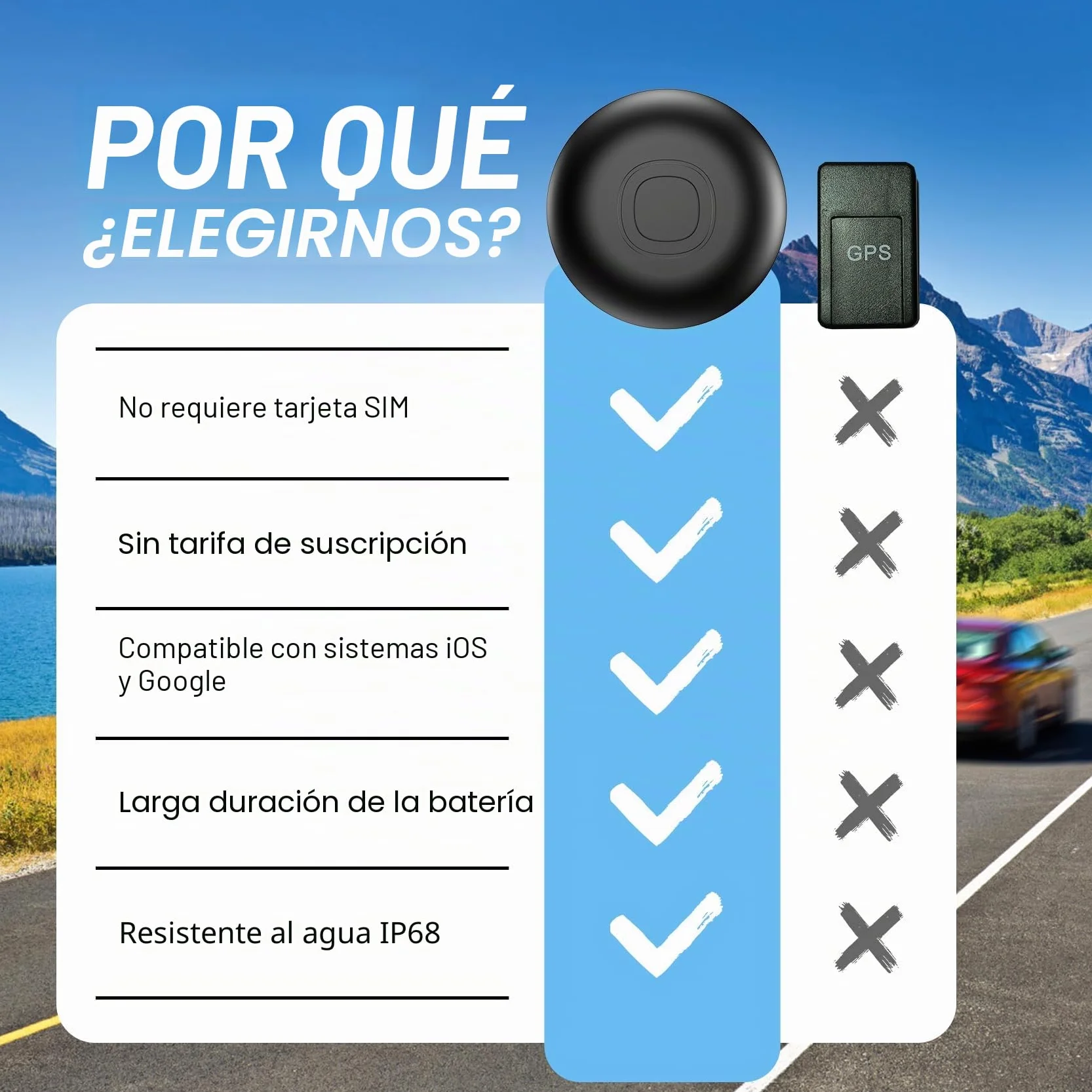 GPS Coche Localizador,Localizador GPS para Coche sin Suscripción,Localizadores Bluetooth Compatible con iOS y Android,Funda Protectora con Llavero y Silicona Magnética Tracker para Auto,Moto,Bicicleta