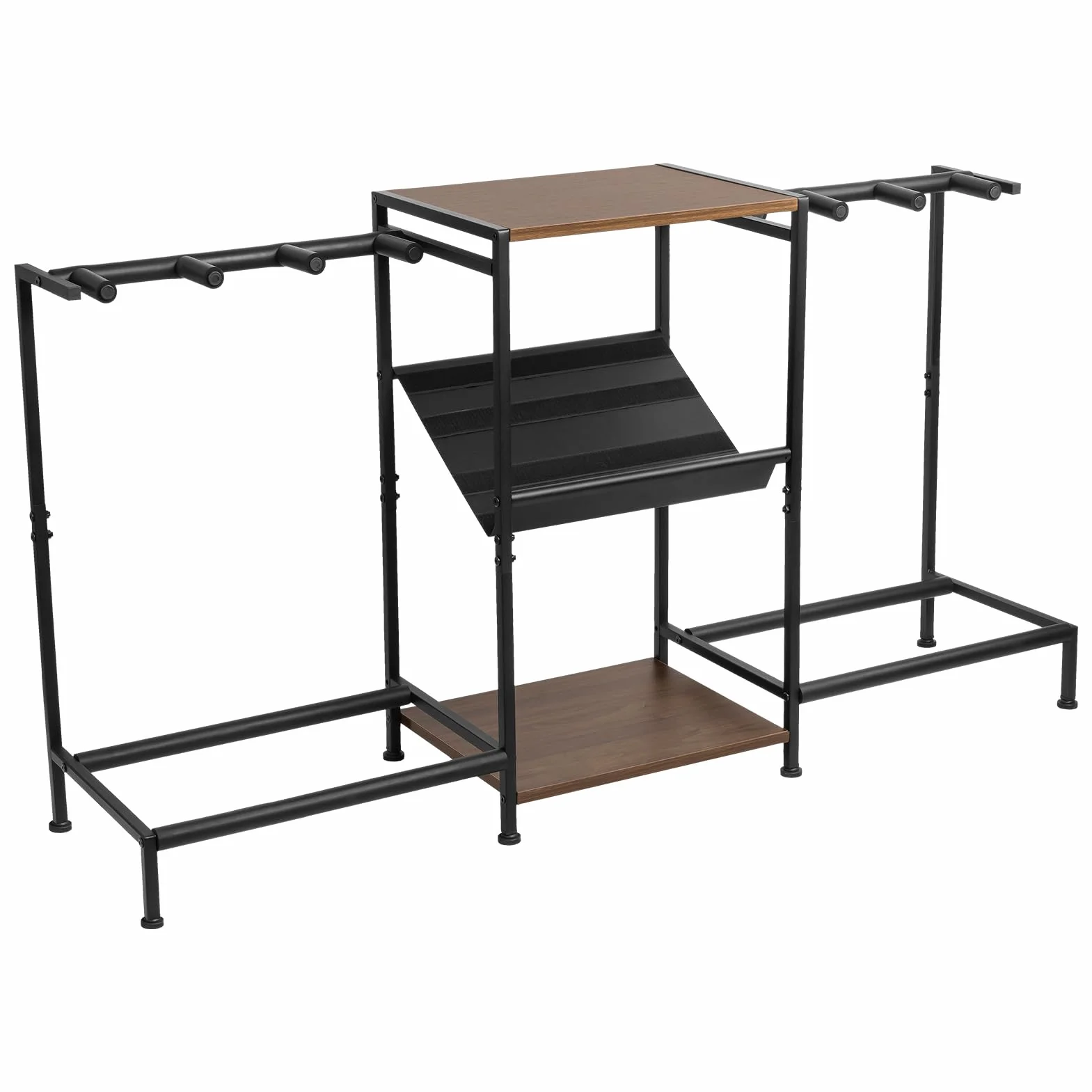 STRICH SMT-40 - Soporte para guitarra con organizador de pedales para guitarra acústica, eléctrica, bajo, accesorios de amplificador, soporte de exhibición de guitarra para estudio en casa, sala de