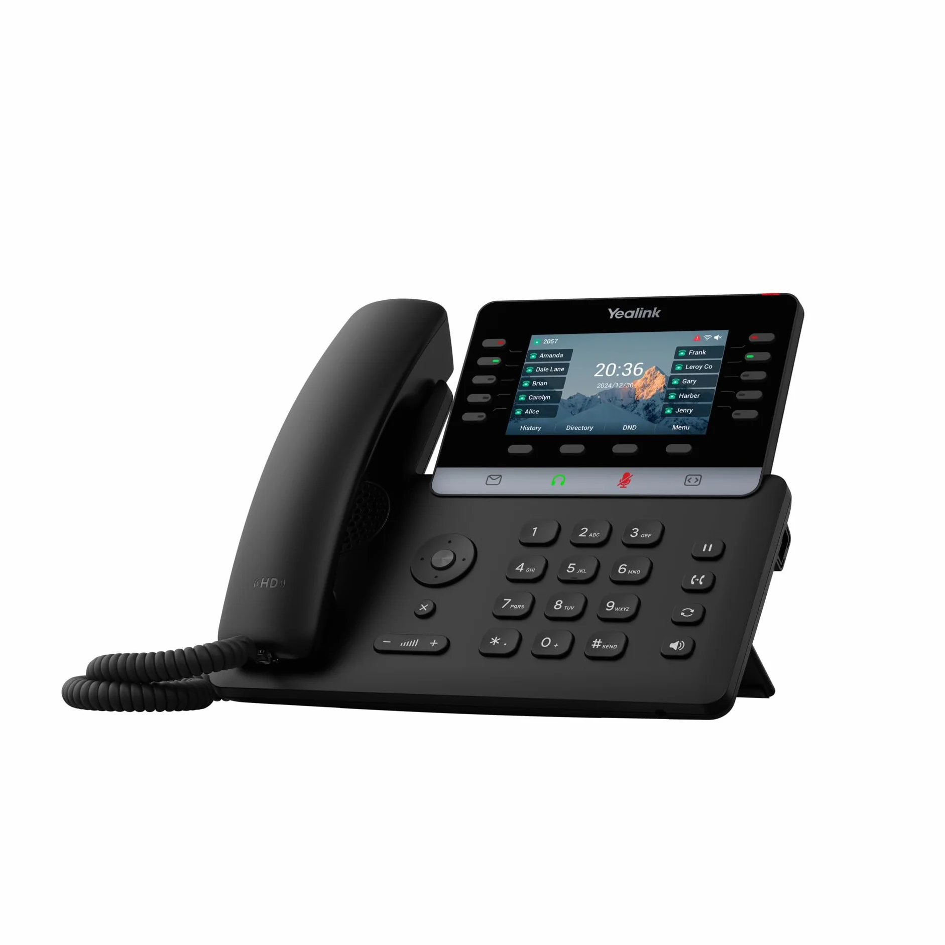 Yealink SIP-T74U Negro VoIP-Telefon