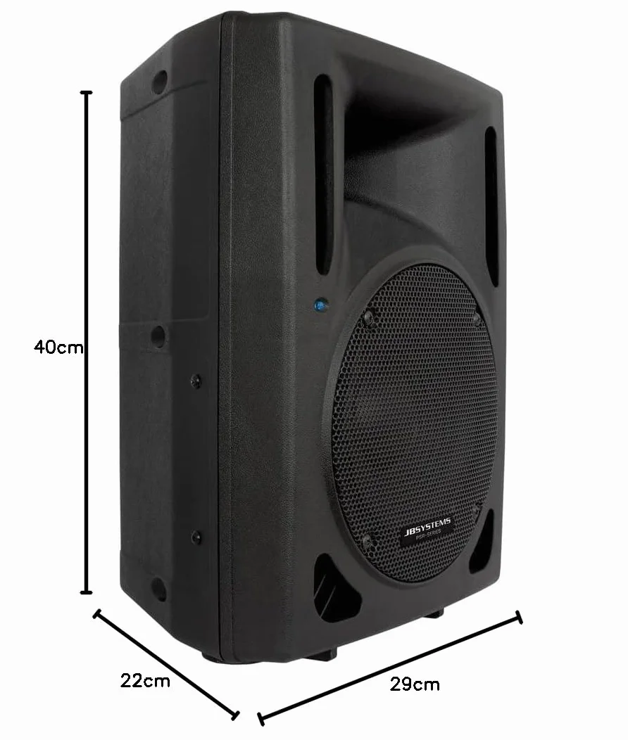 JB Systems PSA-08 120W Negro Altavoz - Altavoces (1.0 Canales, 120 W, 70-20000 Hz, Negro)