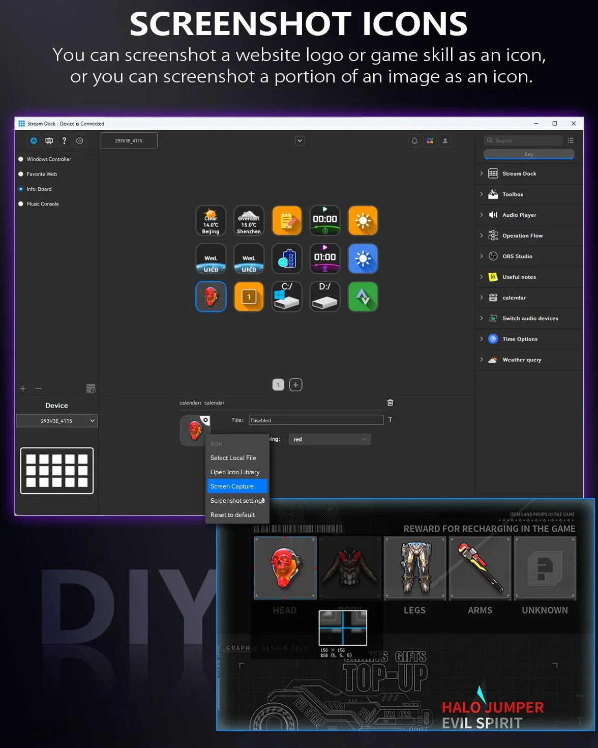 Semaiki Teclado macro Stream Controller con 15 teclas macro LCD personalizables, activa acciones en aplicaciones y software como OBS, Twitch, Streamlabs, Discord, Mac y Windows