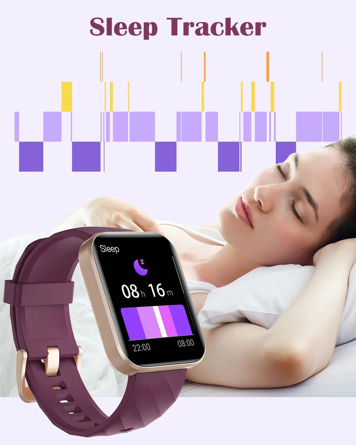 RUIMEN Reloj Inteligente Mujer Hombre con Llamada,1,83" Smartwatch con Pulsómetro,Podómetro,Oxímetro,Monitor Sueño,Esfera de reloj personalizada,Impermeable IP68 Pulsera de actividad para iOS Android