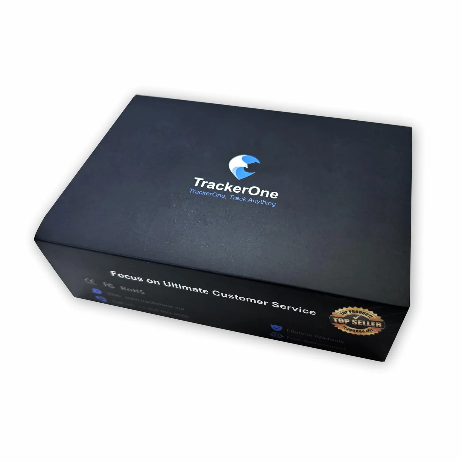 wanwaytech Localizador GPS Tracker para coche, moto y perros, 90 días de espera 6000 mAh, alarma antirrobo, seguimiento global en tiempo real – Tarjeta SIM gratuita, aplicación incluida, rastreador