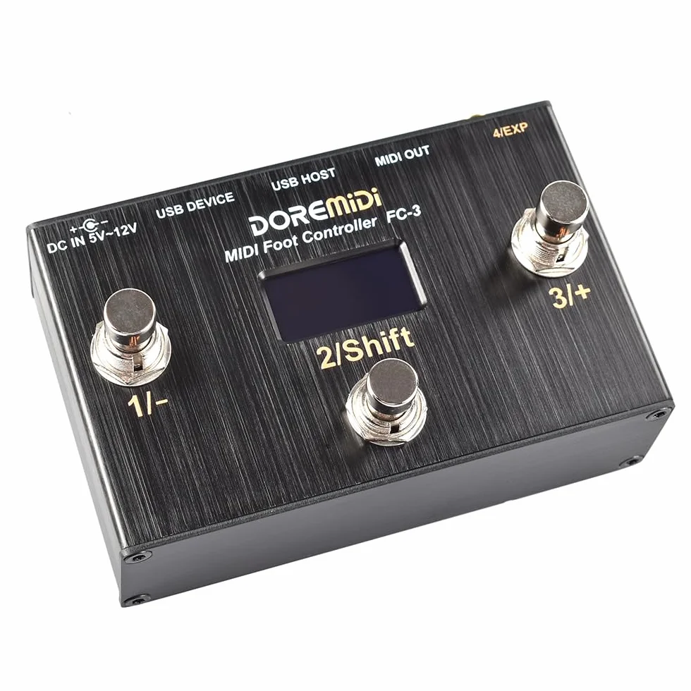 Controlador de pie MIDI (FC-3) Controlador MIDI diseñado que puede ser utilizado para control por pie