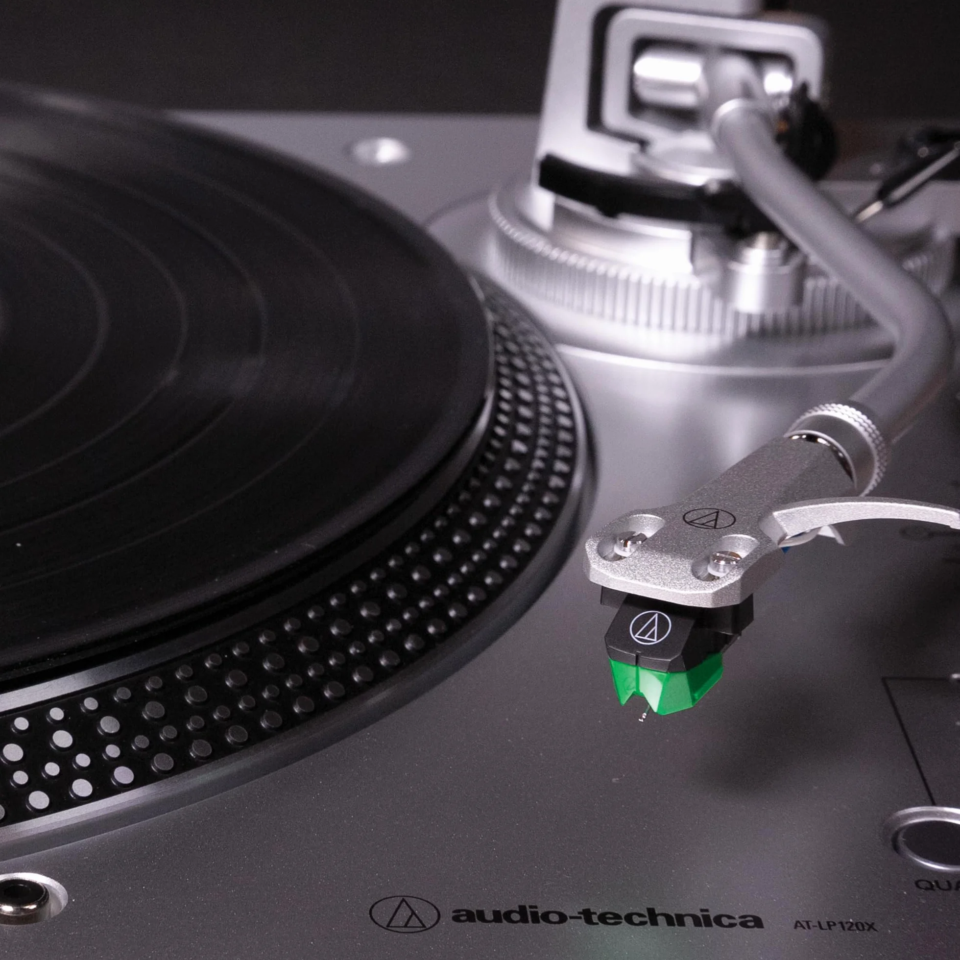 Audio-Technica AT-LP120XUSB Direct-Drive Turntable (Analog & USB), Silver, Hi-Fidelity,…