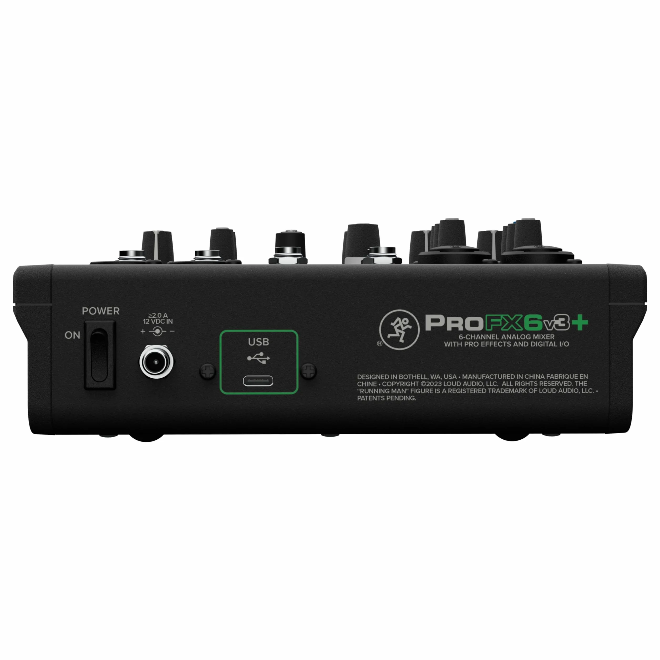 MACKIE ProFX6v3+ mezclador analógico de 6 canales, modos de grabación USB y Bluetooth