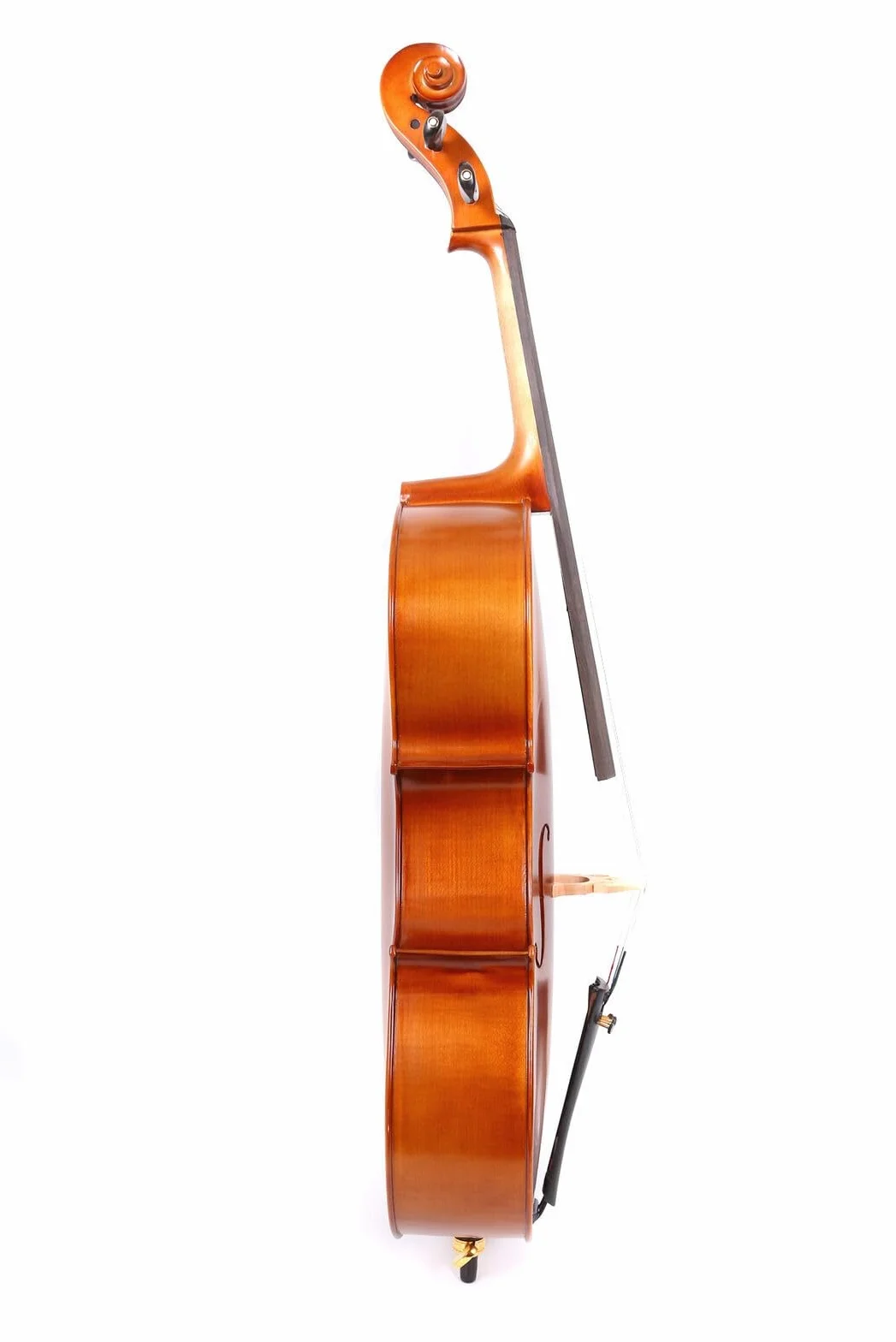 Yinfente Advance - Violonchelo 4/4 hecho a mano con madera de abeto de arce, piezas de violonchelo de madera de ébano con bolsa de violonchelo para niños y adultos