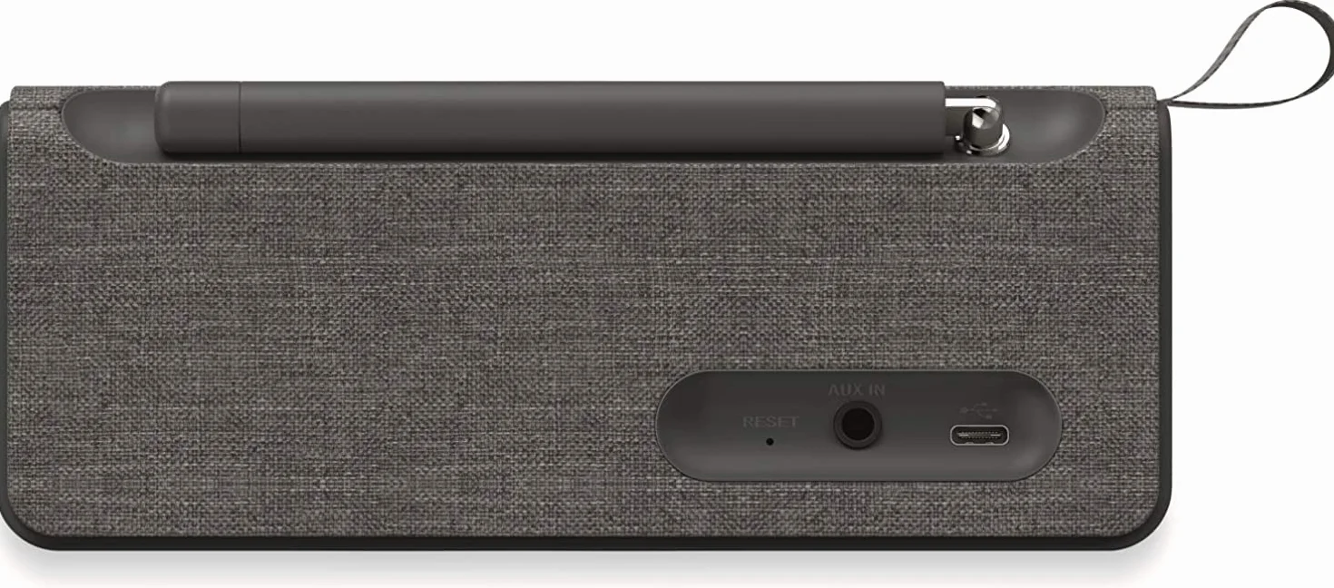 Hama DR200BT Radio Digital Portátil Dab+/FM + Bluetooth 5.0 + Batería Recargable 8 h + Pantalla TFT 2,4″ + Altavoz 5 W – Despertador Gris