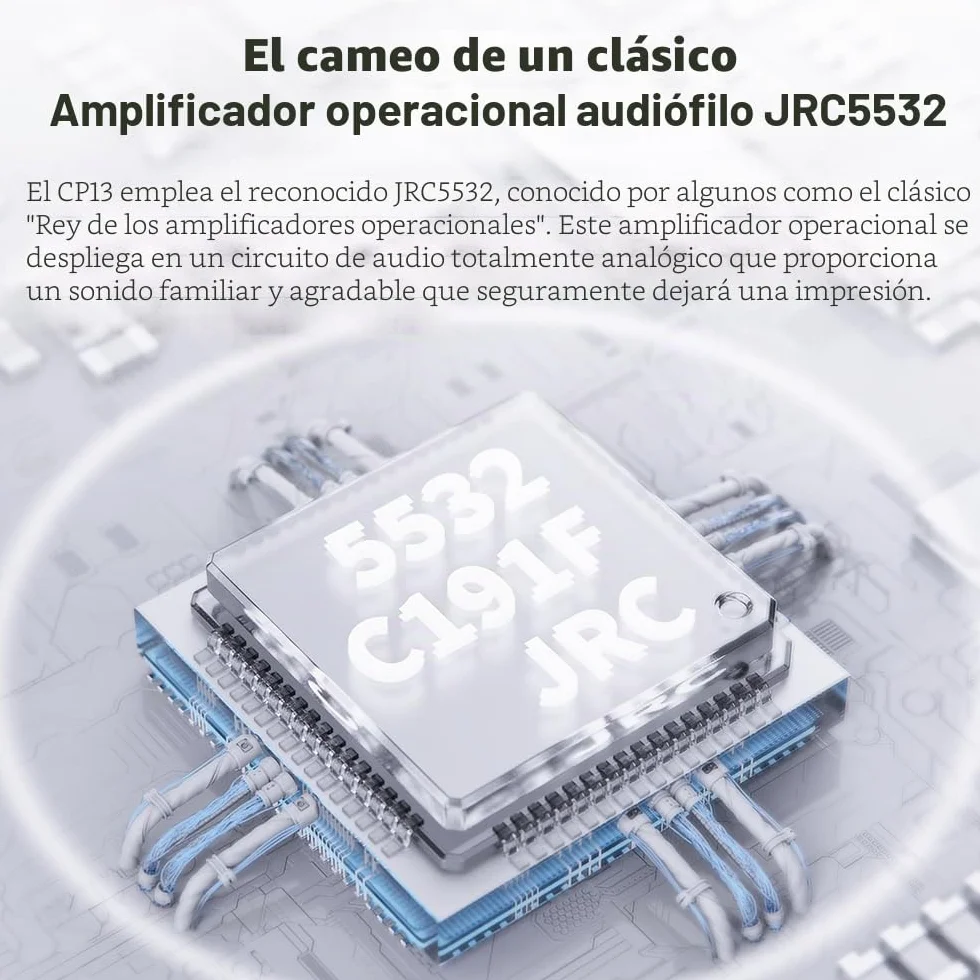 FiiO CP13 Reproductor de Casete Transparente