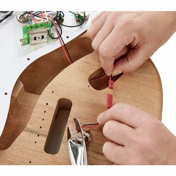 Kit de guitarra eléctrica DIY - Harley Benton Kit de guitarra eléctrica ST-Style