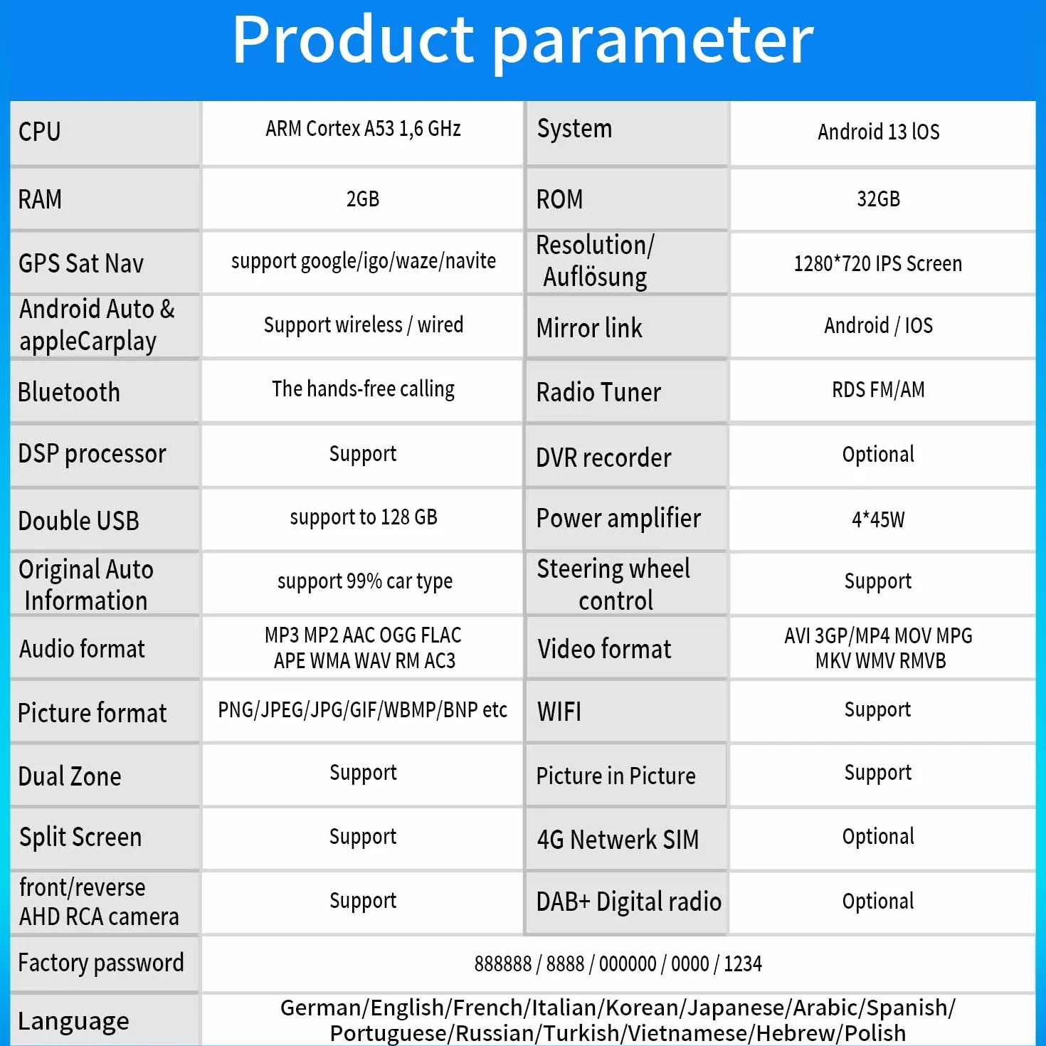Navi 7 pulgadas pantalla Android Auto Radio con CarPlay & Android Auto, Wi-Fi, Bluetooth, RDS FM/AM, cámara de visión trasera para Mercedes-Benz SL R230 SL 55AMG SL63AMG SL65AMG SL280 SL300 SL350