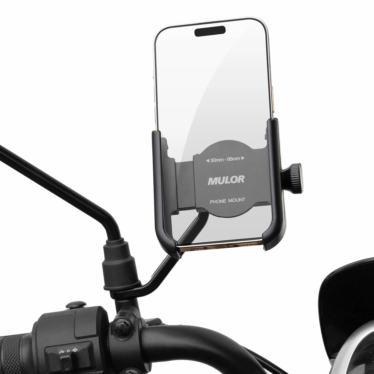 Soporte Móvil Moto para Espejo Retrovisor 360 Rotación
