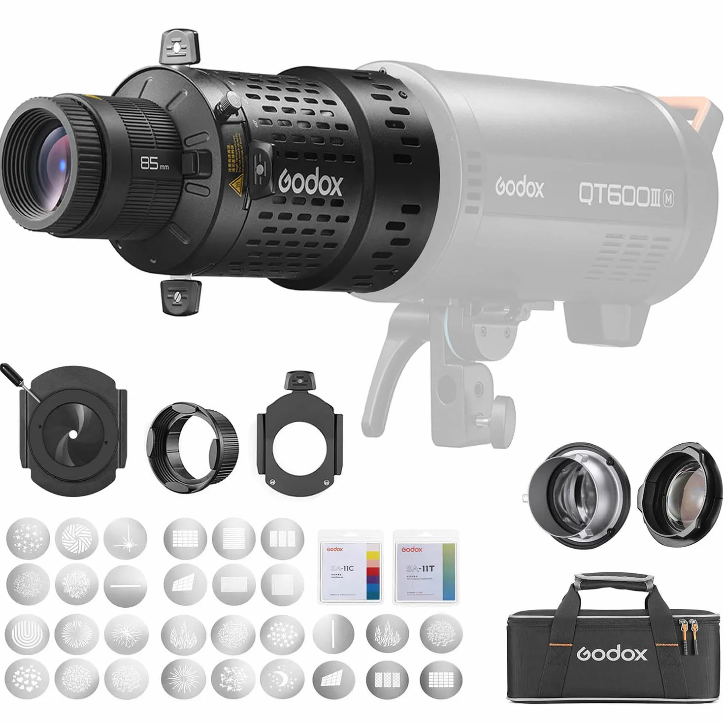 GODOX BFP - Proyector de luz estroboscópica para DP400IIIV DP600IIIV QT400III QT600III SK400II SK400IIV MS300 AD600Pro y montaje GODOX AD300Pro (BFP KIT2)