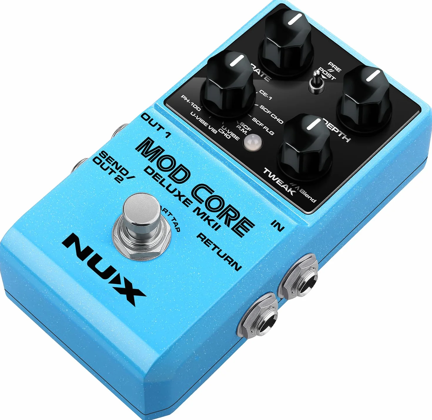 NU-X | Pedal Mod Core Deluxe mkII con nuevos modelos de efectos, opciones de señal y enrutamiento
