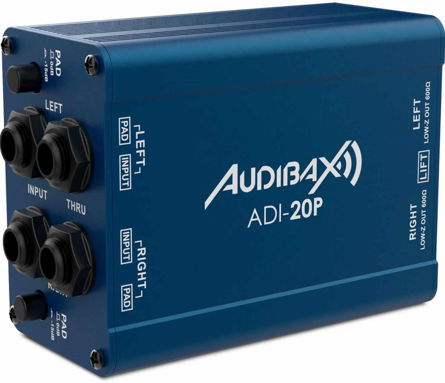 Audibax ADI-20P Caja DI Pasiva de 2 Canales