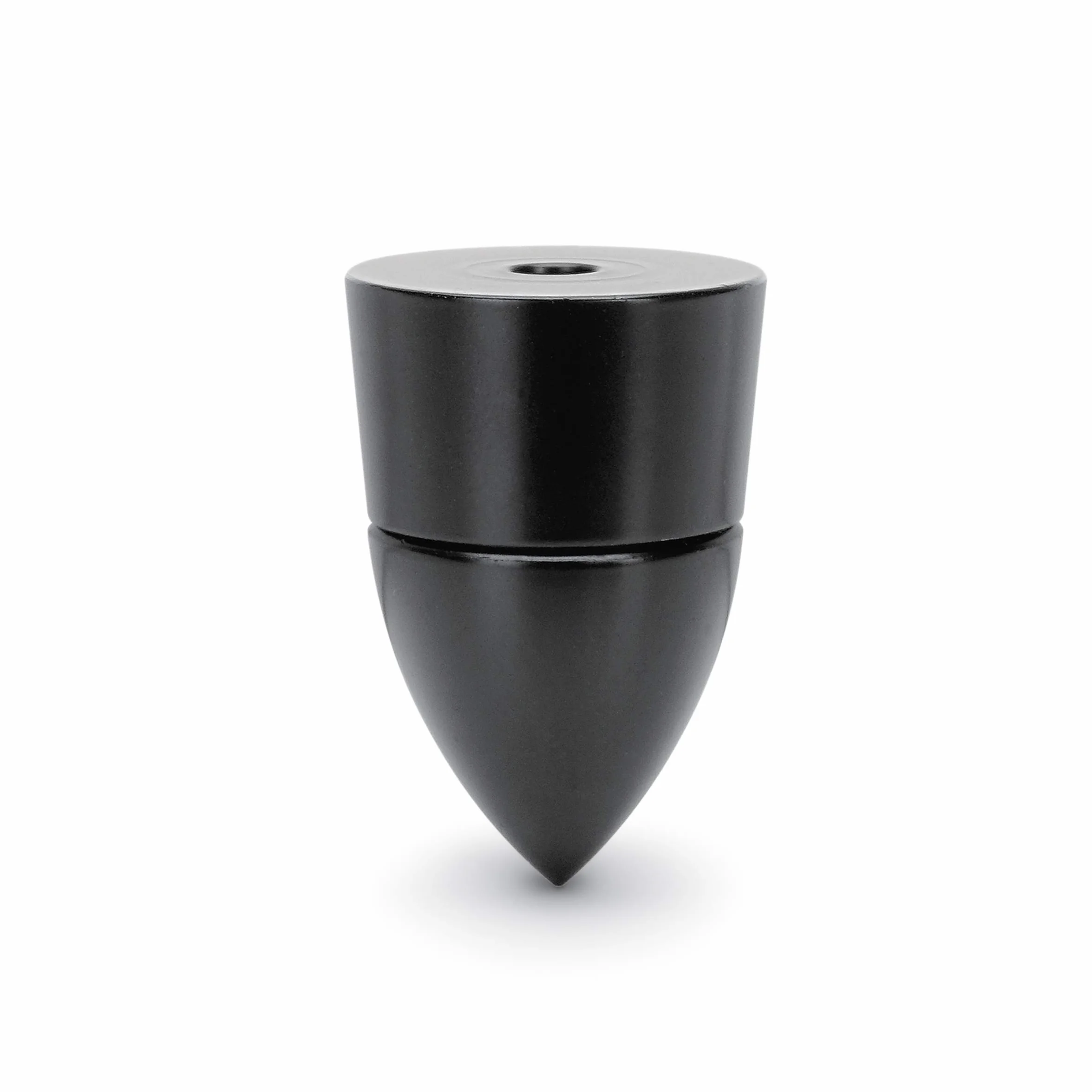 Dynavox Juego de 4 absorbedores de subvatios, desacopladores de Altura Ajustable para Altavoces y Cajas o Dispositivos HiFi, Montaje con Tornillo, Color Negro