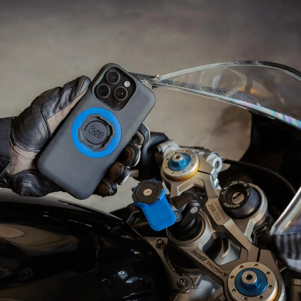Quad Lock Soporte de teléfono para horquilla de motocicleta V2