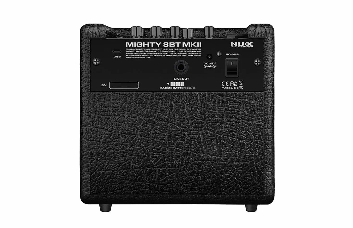 Nux Mighty 8BT MK2 amplificador portátil de modelado de guitarra con Bluetooth + cable jack keepdrum