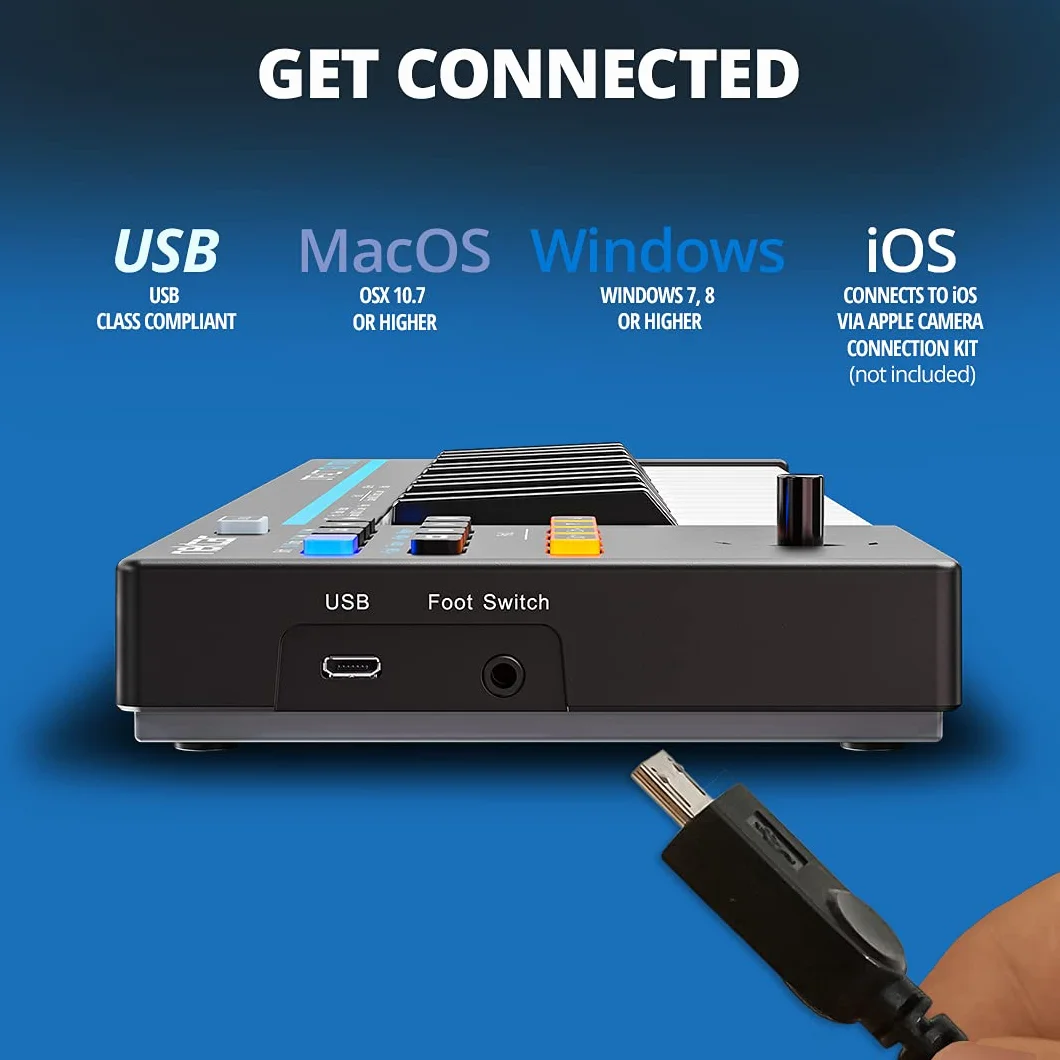 Nektar Impact GX - Teclado controlador MIDI mini USB con integración Nektar DAW