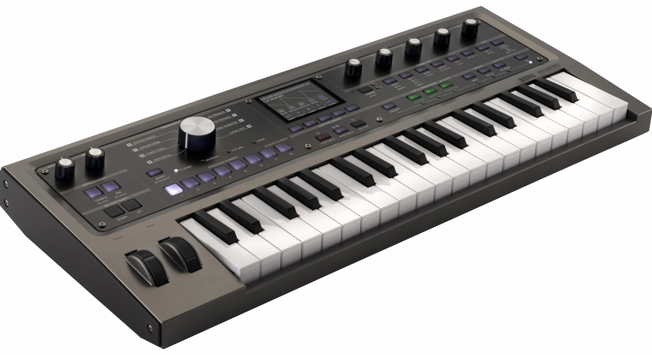 Korg microKORG 2 - Sintetizador Analógico de 37 Teclas y Procesador Vocal