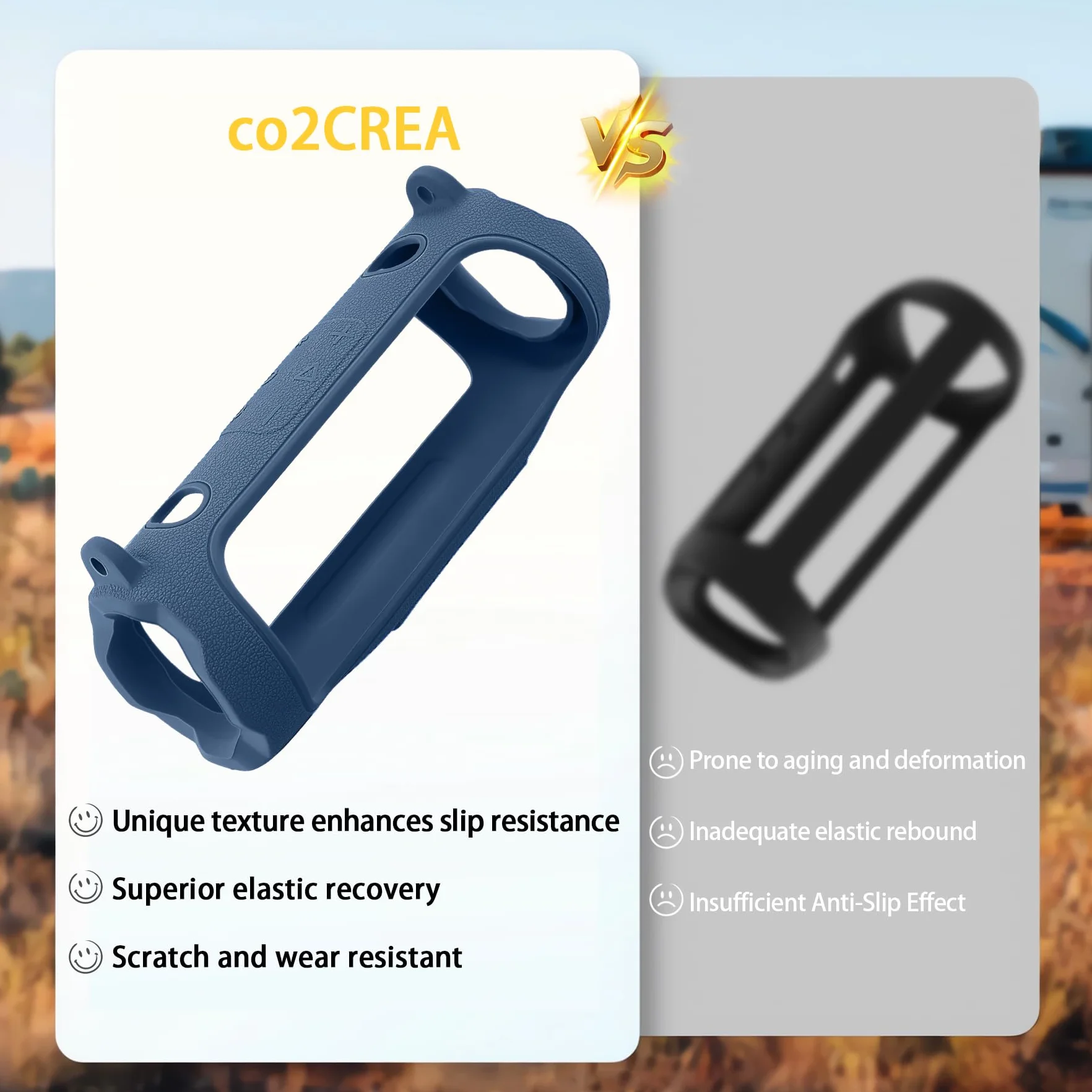 co2CREA Funda Protectora de Silicona Compatible para JBl Charge 6 Altavoz Bluetooth portátil inalámbrico（Funda Solo,Case Only）