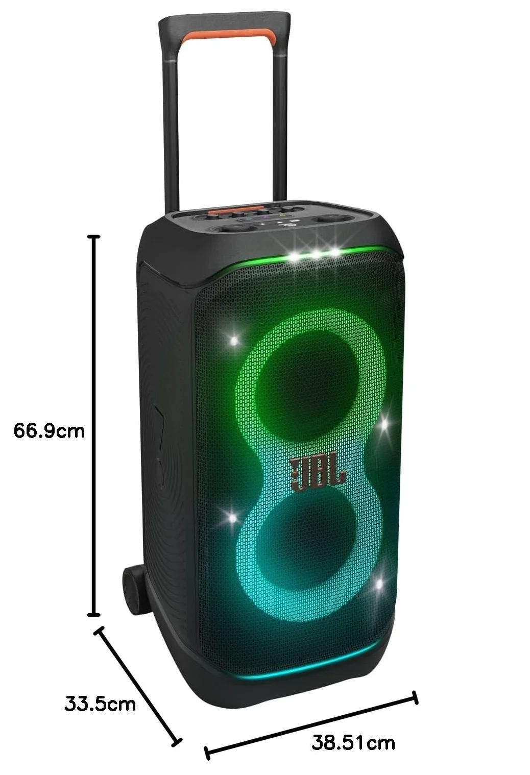 JBL Partybox Stage 320 Altavoz portátil Bluetooth IPX4 Negro