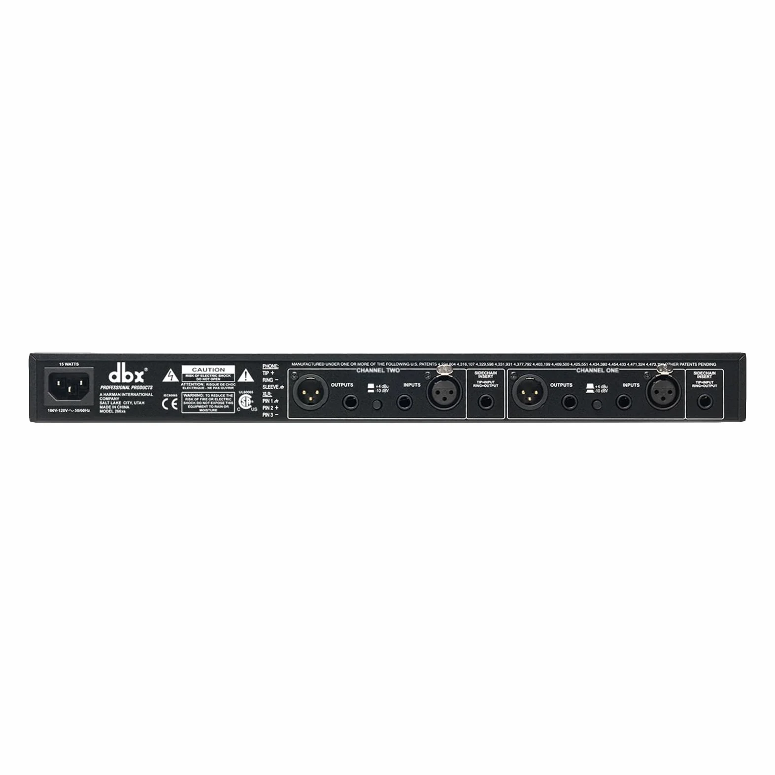 Procesador Dinámico dbx DX 266XS Compresor Expansor