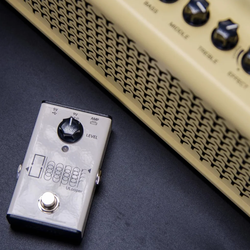 XSONIC ULooper para amps y modeladores, loop sin alteraciones, 180 min de grabación, Line Out, alimentación portátil, compatible con Spark, KATANA, THR, Nano Cortex y más.