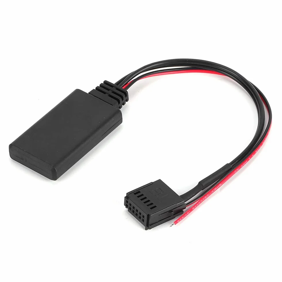 KIMISS Adaptador de Entrada Auxiliar Bluetooth-Duokon Módulo Bluetooth para Coche Cable AUX-IN Adaptador de Audio inalámbrico Apto para Focus/Mondeo/ 6000 CD