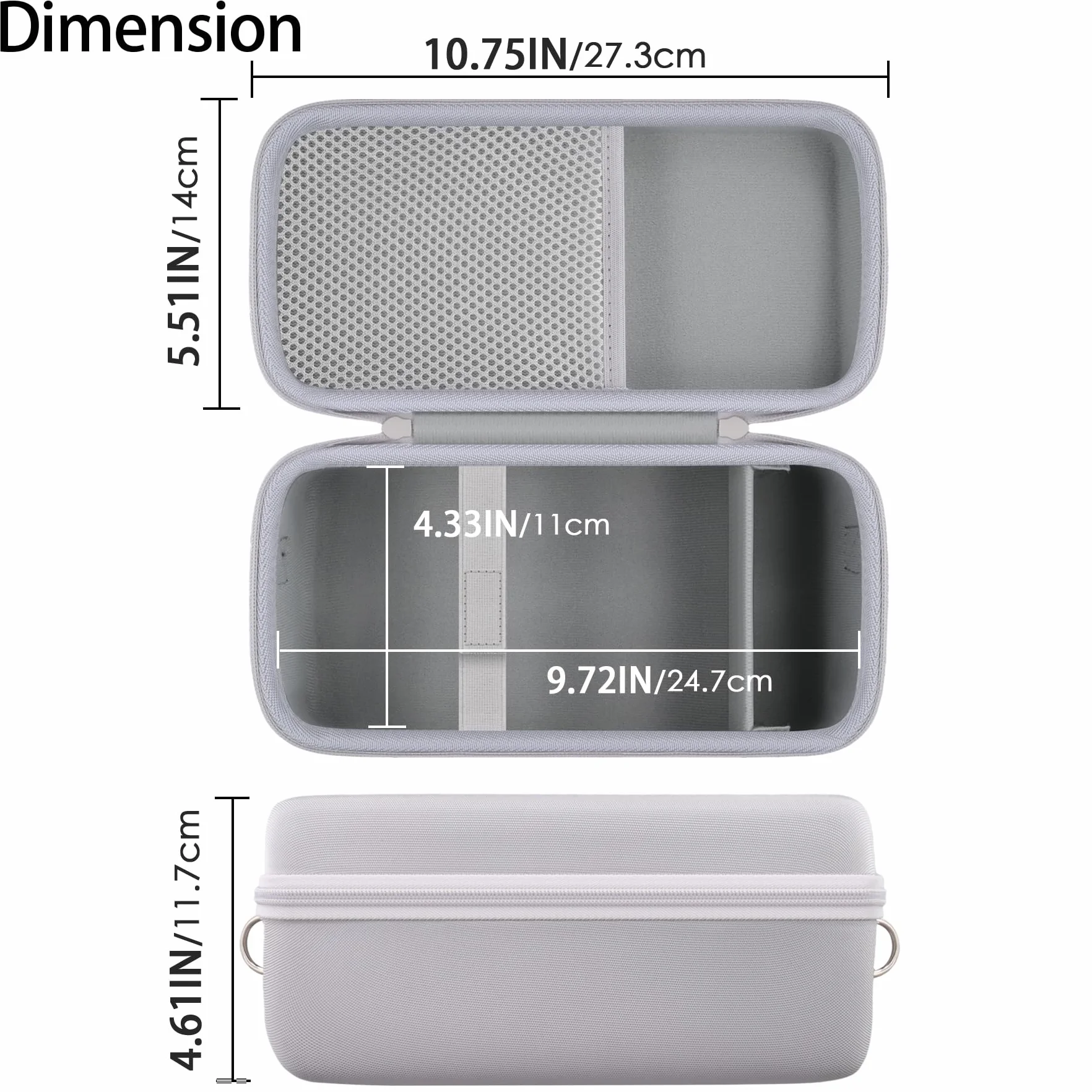 co2CREA Duro Viajar Caja Estuche Funda para Sonos Play Altavoz portátil, Compatible con el Asiento de Carga(Funda Solo,Case Only)